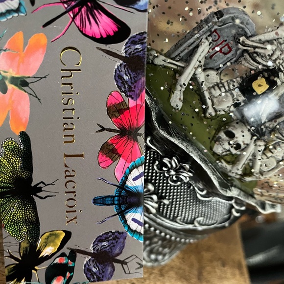 Christian Lacroix  skeleton water globe new with fantastic for Halloween - Picture 10 of 15